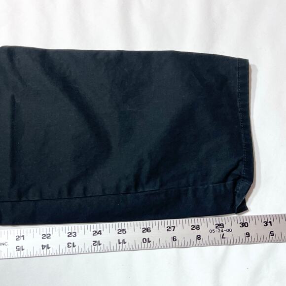 Vans Chino Pants Mens 32x30 Black Straight Stretchy Fit Skate Casual New - Picture 8 of 9